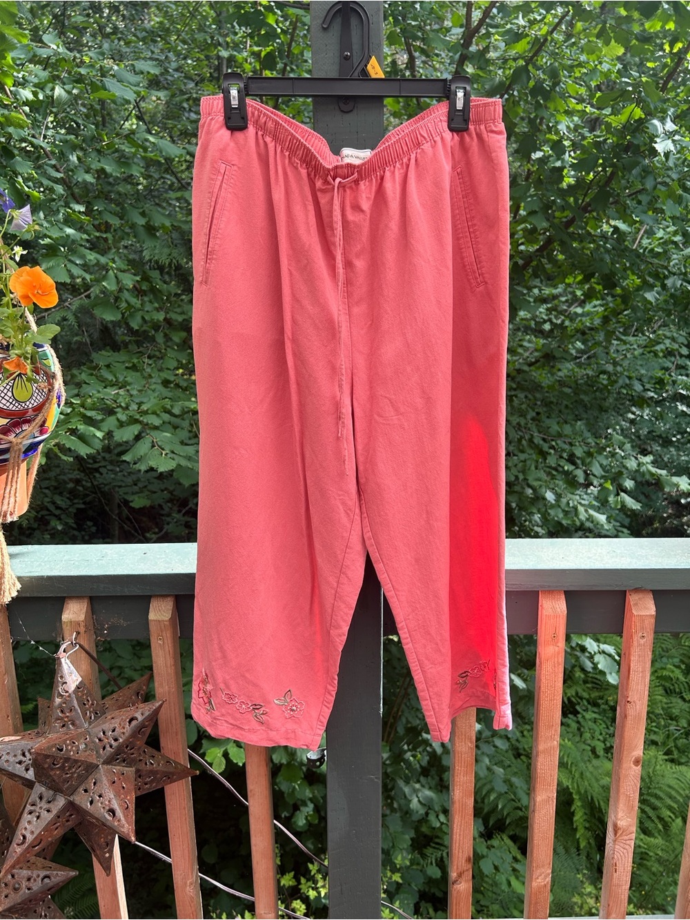 Napa Valley Coral Drawstring Lounge Pants